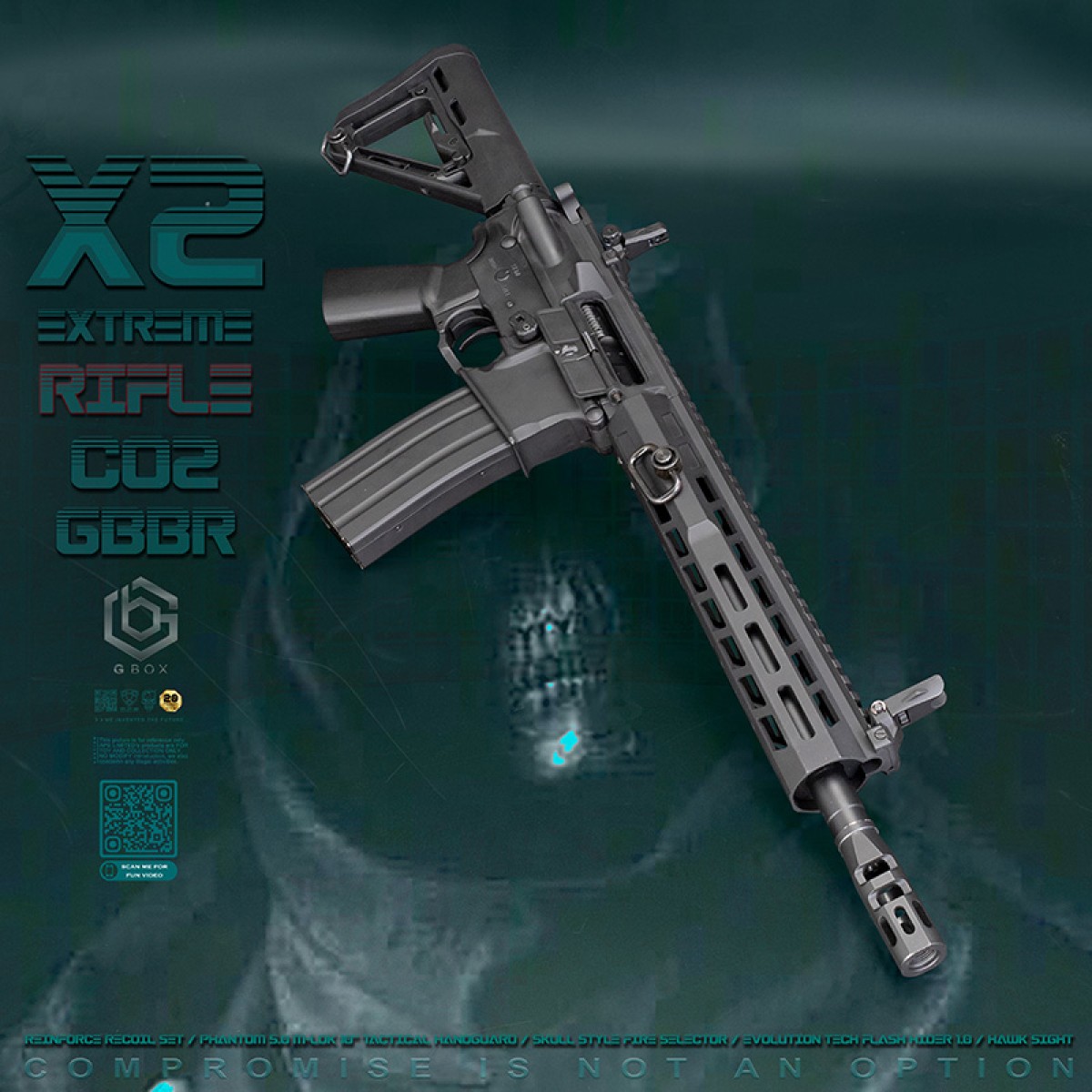 X2 Xtreme CO2 Blow Back Airsoft Rifle [APS]